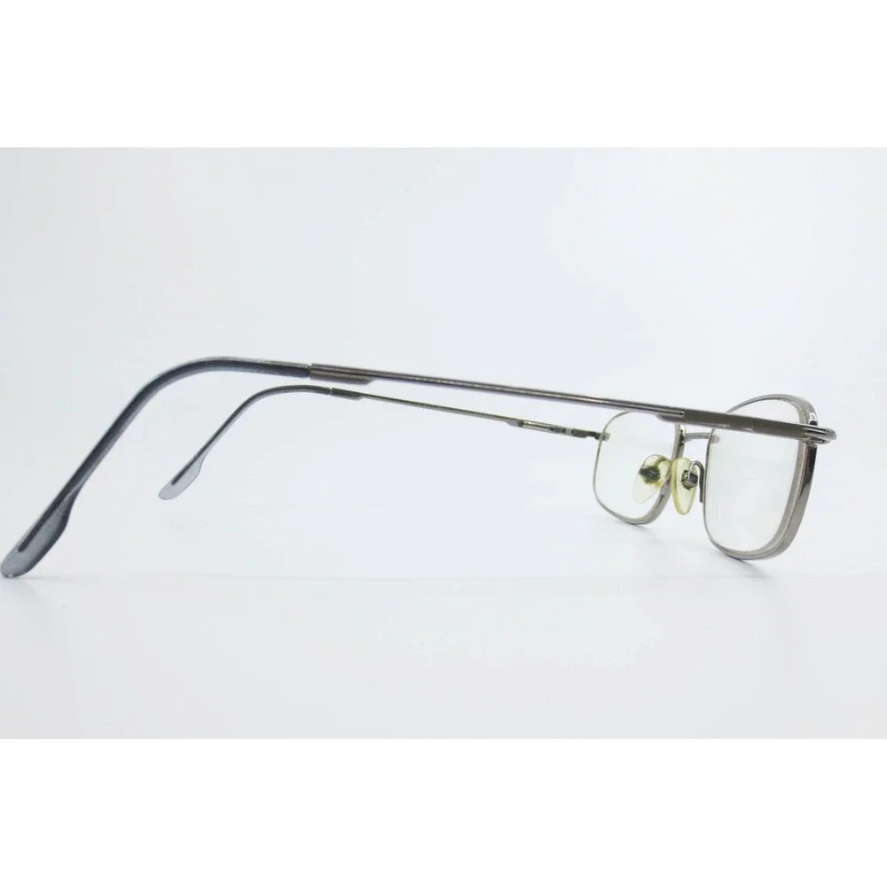 Zenni Signature Nitrogen 869204 Gunmetal Rectangular Metal Eyeglass Frames 51-19